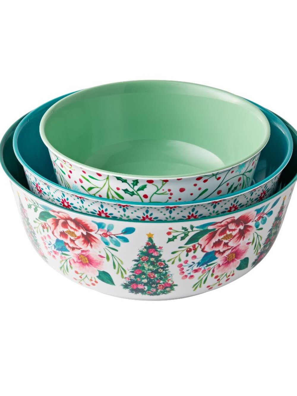 The Pioneer Woman Merry Meadow 6 Piece Melamine Set With Lids NIP